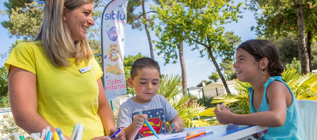 Club Enfants au camping Les Oyats 